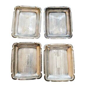 Vintage Set Of 4 Sterling Small Dishes/Ashtray Marked 19331 (A8836)